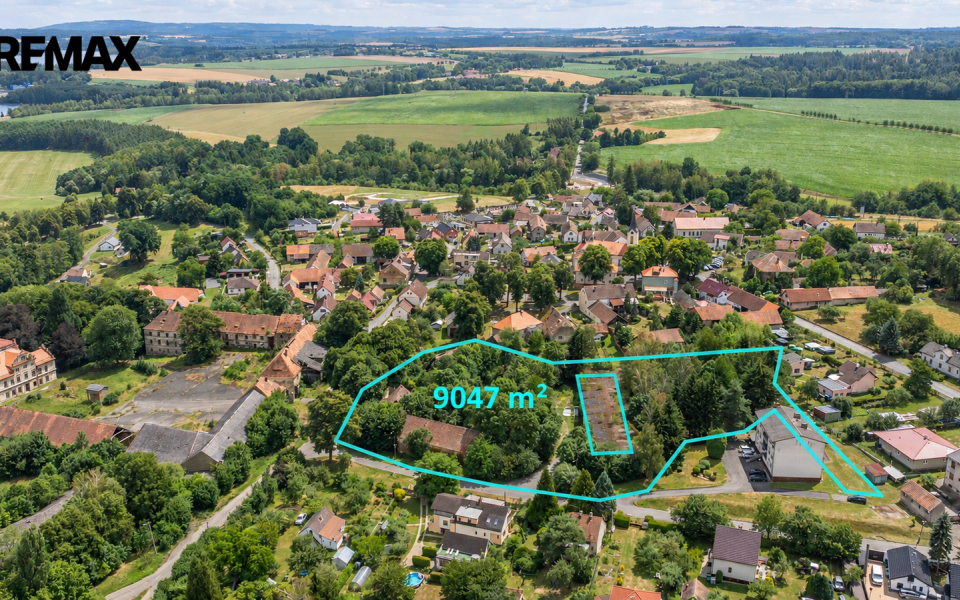 Prodej pozemku 9047 m², Soutice