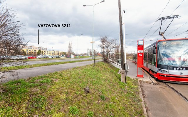 Vzdálenost na autobus a tramvaj